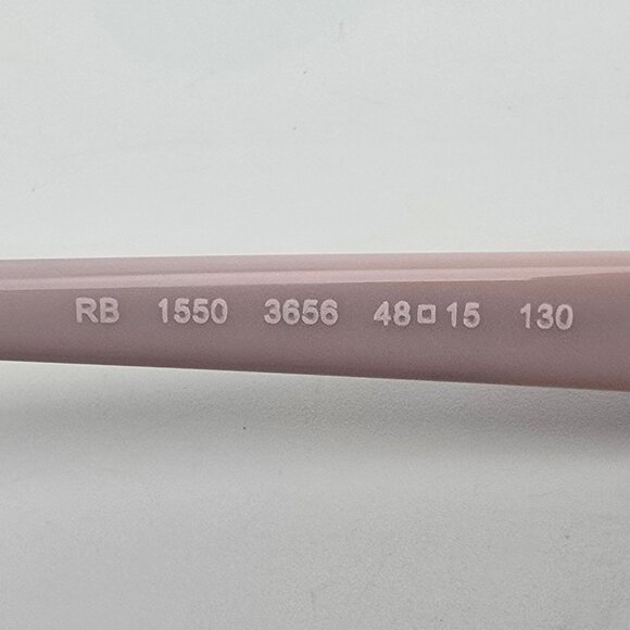 *SOLD* Ray-Ban Junior RB1550 3656 Pink on Light Pink Kids Jr Eyeglasses Frame - Picture 7 of 12